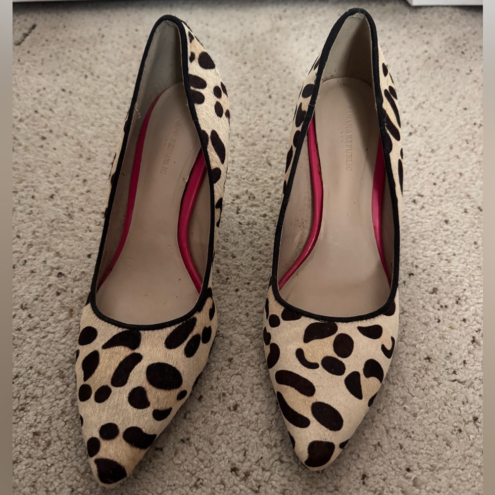 Banana Republic Leopard Print Heels